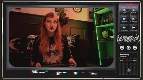 Snapshot of 666deathgasm chatting on 01.19.25 Juune online show from 01.19.25