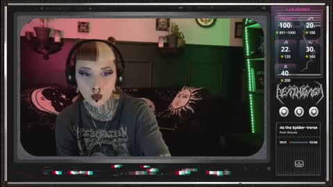 Snapshot of 666deathgasm chatting on 02.18.25 Juune online show from 02.18.25