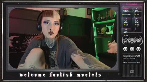 Snapshot of 666deathgasm chatting on 02.18.25 Juune online show from 02.18.25