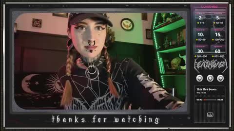 Snapshot of 666deathgasm chatting on 02.27.25 Juune online show from 02.27.25