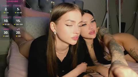 Jess blond and Leila brunette online show from 05.13.26