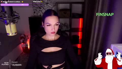 Snapshot of _mistress__ chatting on 12.25.24 Mistress Milana online show from 12.25.24
