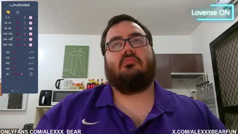 Snapshot of alexxxbear chatting on 03.06.25 alexxxbear online show from 03.06.25