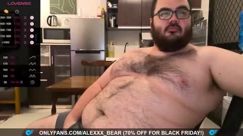alexxxbear online show from 11.27.25