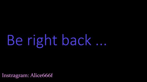 ALiCE ROSE online show from 01.08.25