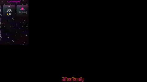 Snapshot of alinacandy chatting on 12.24.24 Alina online show from 12.24.24