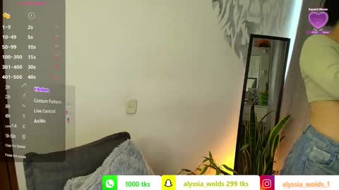 alyssia wolds online show from 10.10.25