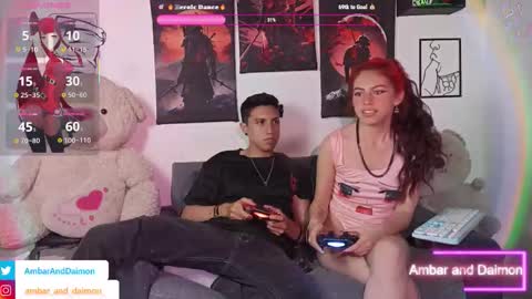 Snapshot of ambar_and_daimon_ chatting on 10.28.25 AMBAR AND DAIMON online show from 10.28.25