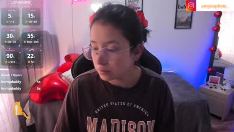 Amy sophia 3 online show from 02.08.25