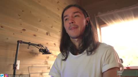 Snapshot of antinoo_gnothi chatting on 02.22.25 Antinoo Gnothi online show from 02.22.25