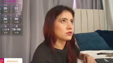 Snapshot of aribrunnet_ chatting on 02.28.25 Ari Just Ari online show from 02.28.25