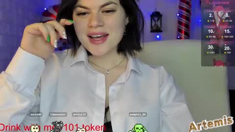 Artemis  my pvt is open and lovense is active  online show from 01.02.25