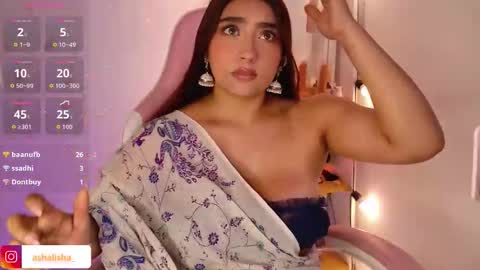 Snapshot of ashalisha chatting on 01.07.26 Asha online show from 01.07.26