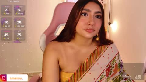 Snapshot of ashalisha chatting on 02.14.26 Asha online show from 02.14.26