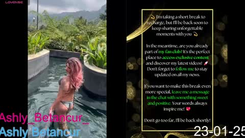 Ashly Betancur  online show from 01.24.25