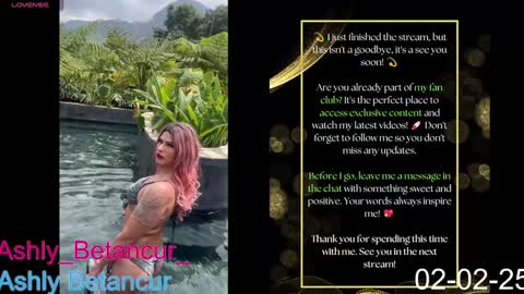 Ashly Betancur  online show from 02.02.25