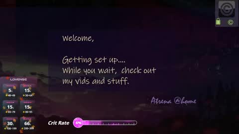 Snapshot of atrena chatting on 11.19.25 Atrena online show from 11.19.25