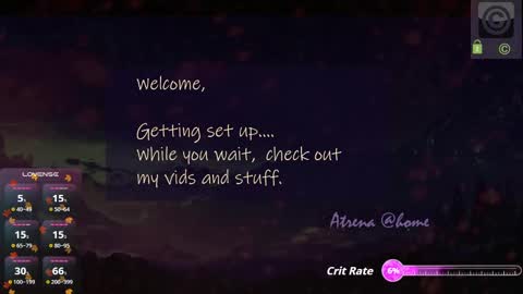 Snapshot of atrena chatting on 11.22.25 Atrena online show from 11.22.25