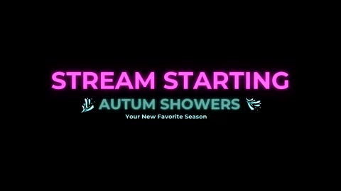 Autum Showers online show from 04.06.26