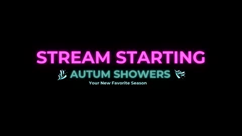 Autum Showers online show from 04.18.26