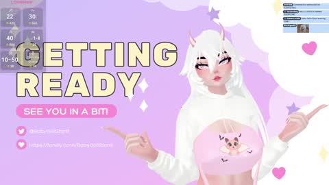 Snapshot of babydollstarlit chatting on 12.29.24 Starlit online show from 12.29.24