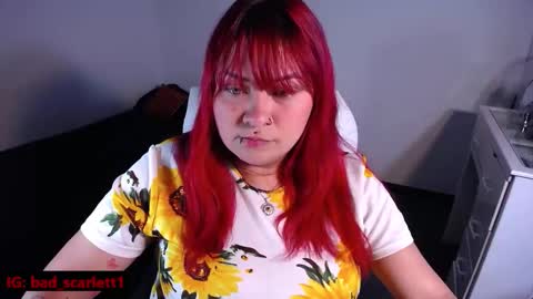 Snapshot of bad_scarlett1 chatting on 01.19.26 Scarlett online show from 01.19.26