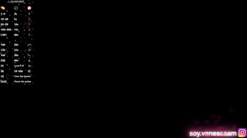 Vanessa online show from 12.17.25