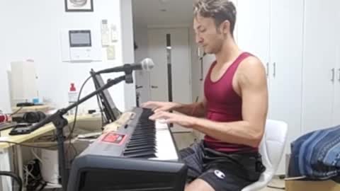 BareBritPianist online show from 10.24.25