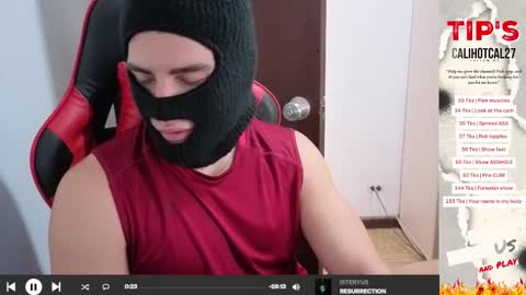 Snapshot of calihotcaliente27 chatting on 12.16.25 calihotcaliente27 online show from 12.16.25