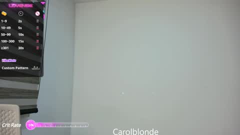 Snapshot of carolblonde chatting on 02.23.25 Char online show from 02.23.25
