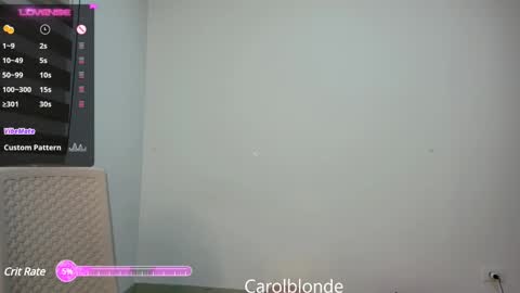Snapshot of carolblonde chatting on 03.05.25 Char online show from 03.05.25