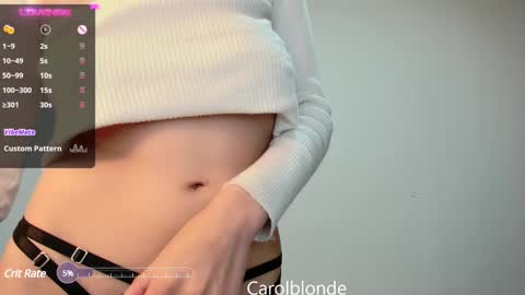 Snapshot of carolblonde chatting on 03.07.25 Char online show from 03.07.25