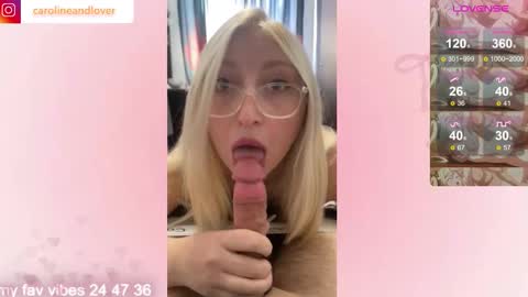 Snapshot of carolineandlover chatting on 11.14.25 Caroline and Lover online show from 11.14.25