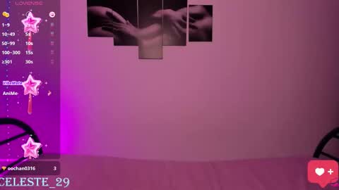 celeste online show from 10.31.25