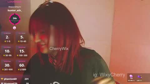 Snapshot of cherrywix chatting on 12.28.24 cherrywix online show from 12.28.24