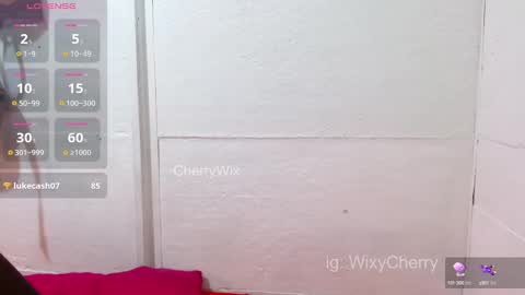 Snapshot of cherrywix chatting on 12.30.24 cherrywix online show from 12.30.24