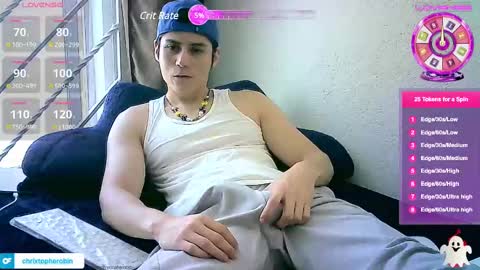 Snapshot of chrixtopherobin chatting on 03.10.25 Chrixtopherobin online show from 03.10.25