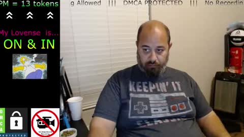 Snapshot of chunkymonkey420 chatting on 02.25.25 Spencer Smokey Bear online show from 02.25.25