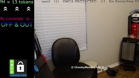 Snapshot of chunkymonkey420 chatting on 02.27.25 Spencer Smokey Bear online show from 02.27.25