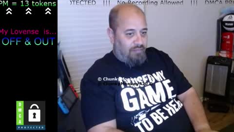 Snapshot of chunkymonkey420 chatting on 03.01.25 Spencer Smokey Bear online show from 03.01.25