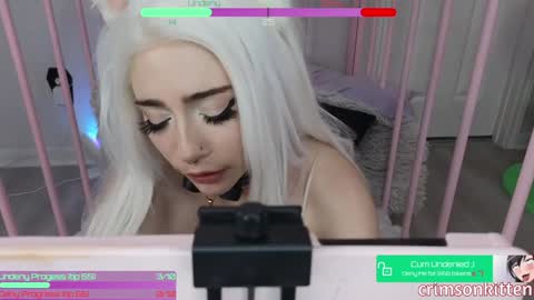 Snapshot of crimsonkitten chatting on 01.02.25 Crimson Kitten online show from 01.02.25