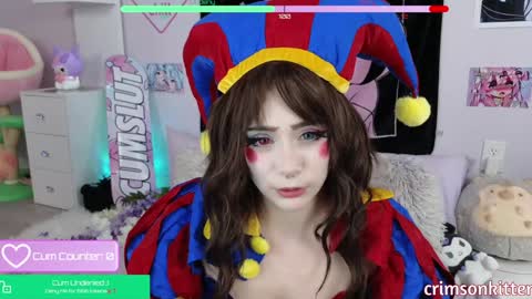 Snapshot of crimsonkitten chatting on 01.23.25 Crimson Kitten online show from 01.23.25