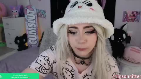 Snapshot of crimsonkitten chatting on 03.01.25 Crimson Kitten online show from 03.01.25