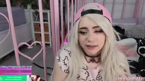 Snapshot of crimsonkitten chatting on 03.01.25 Crimson Kitten online show from 03.01.25
