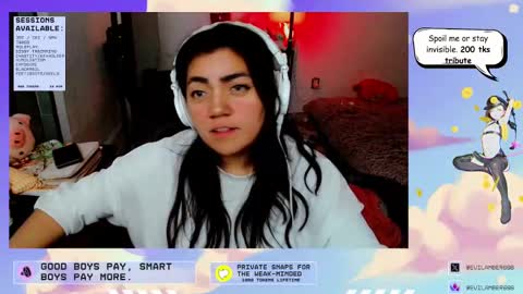 Snapshot of cuteambervi chatting on 10.07.25 Princess Amber online show from 10.07.25