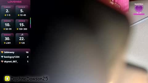 Snapshot of daphnedixon chatting on 02.02.26 daphnedixon online show from 02.02.26
