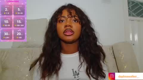 Snapshot of daphnewalker__ chatting on 10.01.25 Daphne online show from 10.01.25
