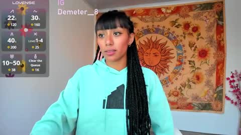 Snapshot of demeter__ chatting on 02.18.25 demeter__ online show from 02.18.25