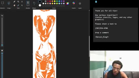 Denzel King3 online show from 10.23.25