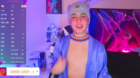 Snapshot of derek_grey1 chatting on 10.27.25 Derek independent online show from 10.27.25